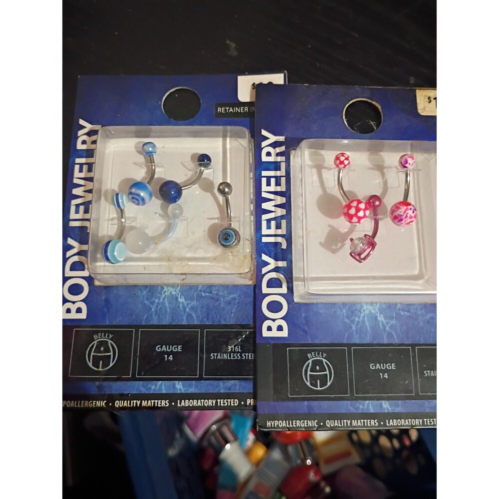 Body Jewelry Belly Button Rings brand new 2 packs-y2